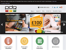 Tablet Screenshot of pdqmachines.com